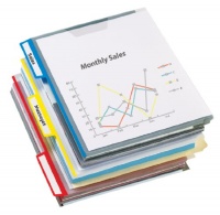 Pendaflex 51055 Pilesmart View Folders With Write-On Tabs, Letter Size, Assorted Colors, 6 Per Pack Pendaflex 51055 Pilesmart View Folders With Write-On Tabs, Letter Size, Assorted Colors, 6 Per Pack