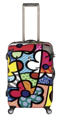 Heys USA Luggage Britto Flowers 26 Inch Hardside Spinner Heys USA Luggage Britto Flowers 26 Inch Hardside Spinner