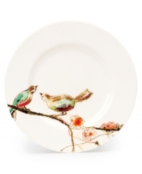 Make your favorite dish sing with this irresistible accent plate. As boldly stylish as it is durable, the Chirp dinnerware and dishes collection from Lenox is crafted of chip-resistant bone china. Make your favorite dish sing with this irresistible accent plate. As boldly stylish as it is durable, the Chirp dinnerware and dishes collection from Lenox is crafted of chip-resistant bone china.