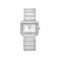 Tissot Women's T0233091103101 T-Wave Stainless-Steel Quartz White Dial Watch Tissot Women's T0233091103101 T-Wave Stainless-Steel Quartz White Dial Watch