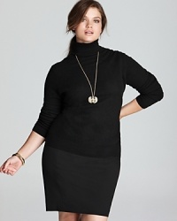 A C by Bloomingdale's Plus cashmere turtleneck sweater is the wardrobe staple of the season, perfect for your every day and chic with everything from pencil skirts to pleated trousers. A C by Bloomingdale's Plus cashmere turtleneck sweater is the wardrobe staple of the season, perfect for your every day and chic with everything from pencil skirts to pleated trousers.