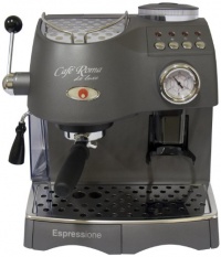 Espressione Café Roma Deluxe Espresso Machine with Built-in Grinder, Anthracite Grey Espressione Café Roma Deluxe Espresso Machine with Built-in Grinder, Anthracite Grey
