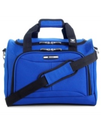 Your hit-the-road pack! The perfect size for jetting away even quicker, this personal carry-on bag is just right for packing light. Throw into one of your uprights & carry in comfort when you get there. 10-year warranty. Your hit-the-road pack! The perfect size for jetting away even quicker, this personal carry-on bag is just right for packing light. Throw into one of your uprights & carry in comfort when you get there. 10-year warranty.