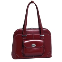 McKleinUSA AVON 96656 Red Leather Ladies' Briefcase McKleinUSA AVON 96656 Red Leather Ladies' Briefcase