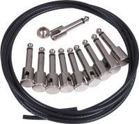 George L's Effects Kit (Black Cable, Nickle Right Angle Plugs) George L's Effects Kit (Black Cable, Nickle Right Angle Plugs)