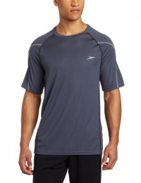 Speedo Men's Breaker Short Sleeve Rashguard Swim Tee Speedo Men's Breaker Short Sleeve Rashguard Swim Tee