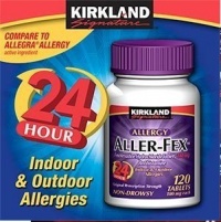 Kirkland Signature Aller-Fex 180 mg - 120 Tablets Kirkland Signature Aller-Fex 180 mg - 120 Tablets