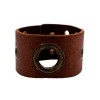 Distressed Vintage ITALIAN Leather Bracelet Unisex 8BR