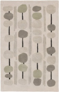 Area Rug 5x8 Rectangle Contemporary Beige Color - Surya Artist Studio Rug from RugPal Area Rug 5x8 Rectangle Contemporary Beige Color - Surya Artist Studio Rug from RugPal