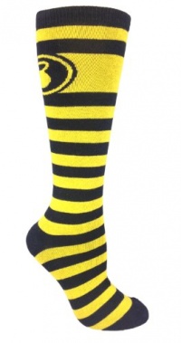 MOXY Socks Striped Kettlebell Knee-High CrossFit Deadlift Socks