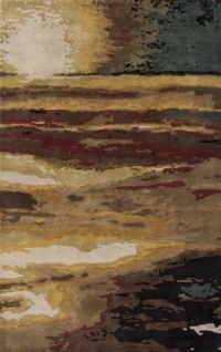Area Rug 3x5 Rectangle Contemporary Sunset Color - Momeni Impressions Rug from RugPal Area Rug 3x5 Rectangle Contemporary Sunset Color - Momeni Impressions Rug from RugPal