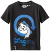 LRG Boys 2-7 Little Homeboy Panda Tee, Black, 7