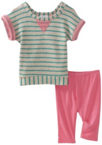 Splendid Littles Baby-girls Infant Loops Top And Legging Set, Jade/Neon Pink, 12-18 Months Splendid Littles Baby-girls Infant Loops Top And Legging Set, Jade/Neon Pink, 12-18 Months