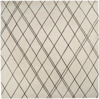 Area Rug 8x8 Square Contemporary Beige-Brown Color - Surya Studio Rug from RugPal Area Rug 8x8 Square Contemporary Beige-Brown Color - Surya Studio Rug from RugPal