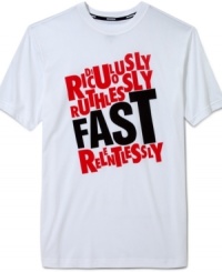 Get your point across. Everyone will know you mean business in this performance t-shirt featuring Dri-Fit technology from Nike. Get your point across. Everyone will know you mean business in this performance t-shirt featuring Dri-Fit technology from Nike.