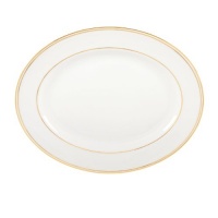 Lenox 100110442 Federal Gold Oval Platter, White Lenox 100110442 Federal Gold Oval Platter, White