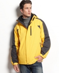 Get triple the mileage out of one stylish staple with Hawke & Co. Outfitter's 3-in-1 jacket, designed with sleek versatility that works for every season. Get triple the mileage out of one stylish staple with Hawke & Co. Outfitter's 3-in-1 jacket, designed with sleek versatility that works for every season.
