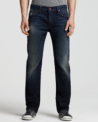 Like you wore them in yourself, the Kane jean in Javelin wash has a deep indigo dye with natural-looking fading at the knee, lap and seat. Like you wore them in yourself, the Kane jean in Javelin wash has a deep indigo dye with natural-looking fading at the knee, lap and seat.