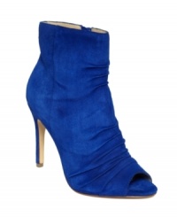 Wrapped in beauty. The Rae booties by INC International Concepts feature ruche detail along the front and a sexy side zipper. Wrapped in beauty. The Rae booties by INC International Concepts feature ruche detail along the front and a sexy side zipper.