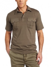 Dickies Men's Short Sleeve Stripe Polo Shirt Dickies Men's Short Sleeve Stripe Polo Shirt