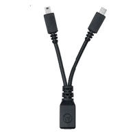 Motorola Y-Cable Charger Adapter P000 Mini USB/Mini USB Motorola Y-Cable Charger Adapter P000 Mini USB/Mini USB