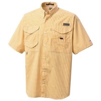 Columbia Men's Super Bonehead Classic Short Sleeve Shirt (X-Large, Solarize/Gingham) Columbia Men's Super Bonehead Classic Short Sleeve Shirt (X-Large, Solarize/Gingham)
