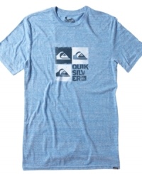 A bold graphic will make this graphic tee shirt from Quiksilver one of the first picks for your weekend look. A bold graphic will make this graphic tee shirt from Quiksilver one of the first picks for your weekend look.