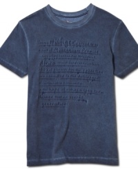 Flip the script. This t-shirt from Tommy Hilfiger displays the mission of the Millennium Promise initiative that you'll be supporting. Part of the Millennium Promise Collection, which showcases clothing either made in Africa or with cotton sourced from local growers. Flip the script. This t-shirt from Tommy Hilfiger displays the mission of the Millennium Promise initiative that you'll be supporting. Part of the Millennium Promise Collection, which showcases clothing either made in Africa or with cotton sourced from local growers.