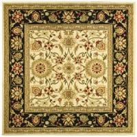 Safavieh Lyndhurst Collection LNH212B Ivory and Black Square Area Rug, 6-Feet Safavieh Lyndhurst Collection LNH212B Ivory and Black Square Area Rug, 6-Feet