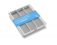 Madesmart 2 by 16 by 13-1/4 to 21-1/4-Inch Expandable Utensil Tray, White Madesmart 2 by 16 by 13-1/4 to 21-1/4-Inch Expandable Utensil Tray, White