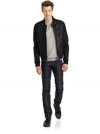 THE LOOKDistressed lambskinStand collar with adjustable strap and pin closureZip-front styleFour front zip pocketsLong sleeves with rib-knit cuffsRib-knit hemTHE FITAbout 26 from shoulder to hemTHE MATERIALShearlingSilk liningCARE & ORIGINDry clean by leather specialistMade in ItalyFur origin: Spain and France THE LOOKDistressed lambskinStand collar with adjustable strap and pin closureZip-front styleFour front zip pocketsLong sleeves with rib-knit cuffsRib-knit hemTHE FITAbout 26 from shoulder to hemTHE MATERIALShearlingSilk liningCARE & ORIGINDry clean by leather specialistMade in ItalyFur origin: Spain and France
