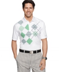 Up your game with a modern mix. This slim-fit performance polo shirt from Greg Norman for Tasso Elba will always score. (Clearance) Up your game with a modern mix. This slim-fit performance polo shirt from Greg Norman for Tasso Elba will always score. (Clearance)