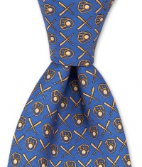 Vineyard Vines MLB Milwaukee Brewers Boys Youth Tie Vineyard Vines MLB Milwaukee Brewers Boys Youth Tie
