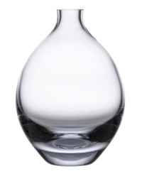 Designed with cabbage roses in mind, this Lenox Garden vase features a round base and narrow neck that supports and echoes the shape of each large, ruffled bloom. Beautiful for any space and shade of bouquet in luminous glass. Designed with cabbage roses in mind, this Lenox Garden vase features a round base and narrow neck that supports and echoes the shape of each large, ruffled bloom. Beautiful for any space and shade of bouquet in luminous glass.