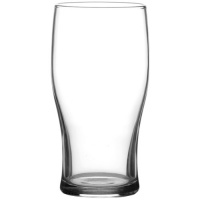 British Style Tulip Pint Glass with Etched Seal British Style Tulip Pint Glass with Etched Seal