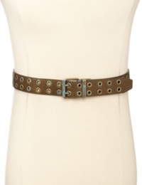 C-Red Men's Reversible Grommet Belt C-Red Men's Reversible Grommet Belt