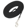 Guardian Gear 50-Feet Cotton Web Dog Training Lead, Black