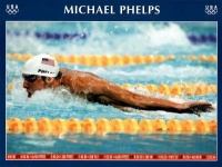 (18x24) Michael Phelps Swimming World Record Times Olympics Official Sports Poster Print (18x24) Michael Phelps Swimming World Record Times Olympics Official Sports Poster Print