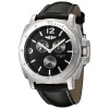 I By Invicta Men's 41703-001 Multi-Function Stainless Steel Black Leather Watch