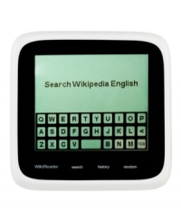 Be the one with all the answers with the brilliant Panidigital Wikireader. It's a palm-sized electronic encyclopedia that features over 3 million topics with more being added every day! No internet connection or registration is required! Just load up the most current database and take a world of knowledge to go. One-year warranty. Model PANREADER01. Be the one with all the answers with the brilliant Panidigital Wikireader. It's a palm-sized electronic encyclopedia that features over 3 million topics with more being added every day! No internet connection or registration is required! Just load up the most current database and take a world of knowledge to go. One-year warranty. Model PANREADER01.
