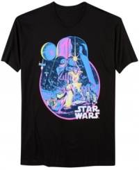 The Dark Side on the bright side. A bold graphic brings this Star Wars t-shirt from Fifth Sun to life. The Dark Side on the bright side. A bold graphic brings this Star Wars t-shirt from Fifth Sun to life.