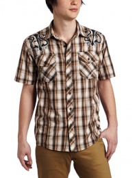 Southpole Men's Short Sleeve Button Down Dress Shirt Southpole Men's Short Sleeve Button Down Dress Shirt
