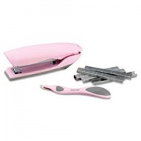 Stanley Bostitch Pink Velvet AntiJam Stand-Up Desktop Stapler Plus Pack with Push Style Staple Remover and 1,200 Staples (B326-PP-VLT-PNK) Stanley Bostitch Pink Velvet AntiJam Stand-Up Desktop Stapler Plus Pack with Push Style Staple Remover and 1,200 Staples (B326-PP-VLT-PNK)
