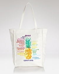 Perfect on-vacation style with this sequin splashed tote from Juicy Couture. With a practical shape and roomy interior, it's a perfect way to take flight. Perfect on-vacation style with this sequin splashed tote from Juicy Couture. With a practical shape and roomy interior, it's a perfect way to take flight.