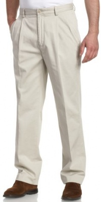 Nautica Men's True Khaki Pleated Front No Cuff Pant Nautica Men's True Khaki Pleated Front No Cuff Pant