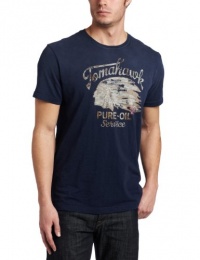 Lucky Brand Mens Pure Oil Service Graphic Tee Lucky Brand Mens Pure Oil Service Graphic Tee