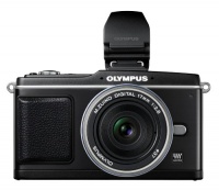 Olympus PEN E-P2 12.3 MP Micro Four Thirds Interchangeable Lens Digital Camera with 17mm f/2.8 Lens and Electronic View Finder