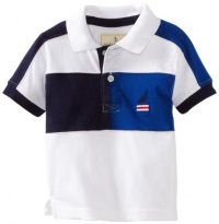 Nautica Sportswear Kids Baby-Boys Infant Short Sleeve Chest Stripe Polo Shirt, Sail White, 18 Months Nautica Sportswear Kids Baby-Boys Infant Short Sleeve Chest Stripe Polo Shirt, Sail White, 18 Months