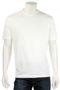 Perry Ellis Men's Core Cotton Ribbed Short Sleeve Crew T-Shirt Perry Ellis Men's Core Cotton Ribbed Short Sleeve Crew T-Shirt
