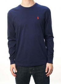 Polo Ralph Lauren Men's Navy Blue Long Sleeve T-Shirt Polo Ralph Lauren Men's Navy Blue Long Sleeve T-Shirt